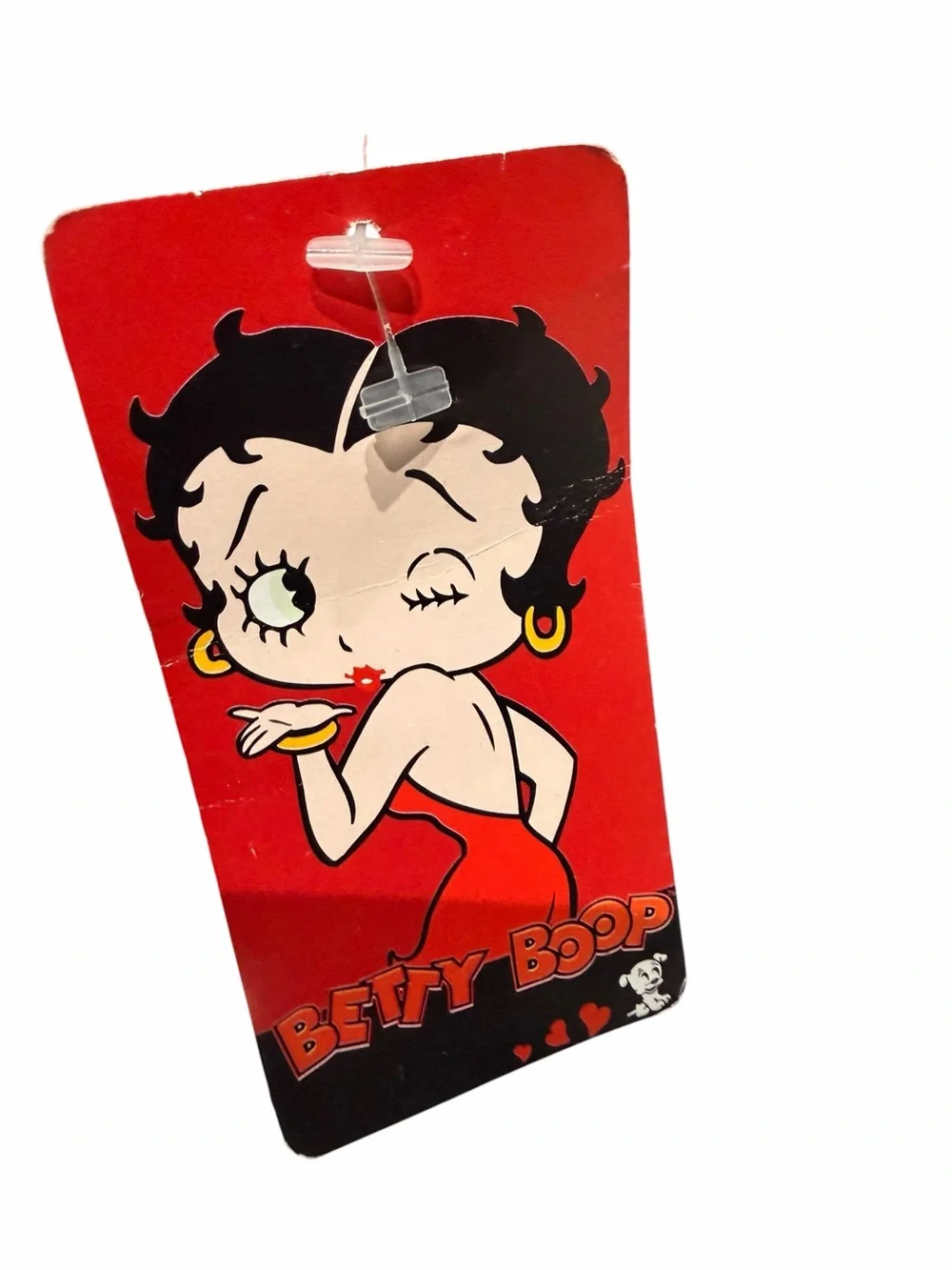 Vintage Y2K Betty Boop Trucker Hat Cap Embroidered Mesh Snapback Gray Red NWT -